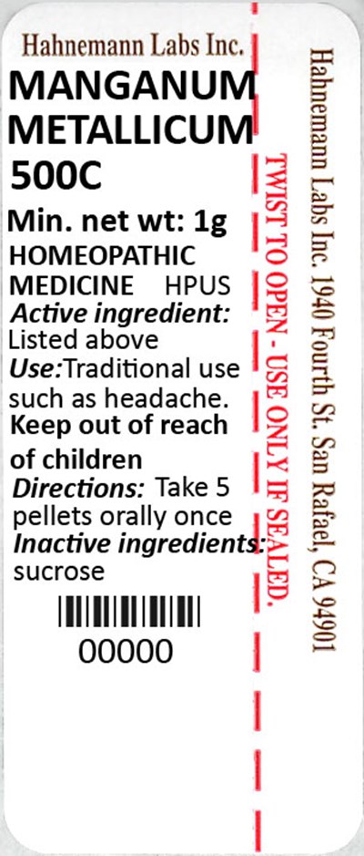 Manganum Metallicum 500C 1g - Manganum Metallicum 500C 1g